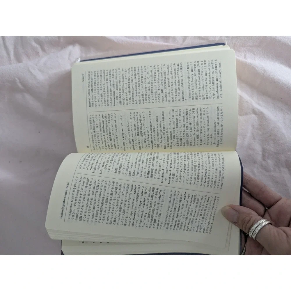 English Japanese Computer terminology dictionary software paperback book Hirahar